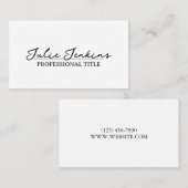 Modern & Professional Business Card 名刺 (正面/裏面)