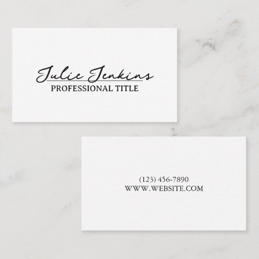 Modern & Professional Business Card 名刺 (正面/裏面)