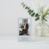 Modern Professional Business Consultant Photo 名刺 (スタンド正面)