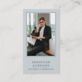 Modern Professional Business Consultant Photo 名刺 (正面)