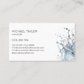 Modern Professional Car Detailing Washing Cleaning 名刺 (裏面)