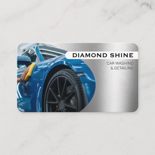 Modern Professional Car Detailing Washing Cleaning 名刺 (正面)