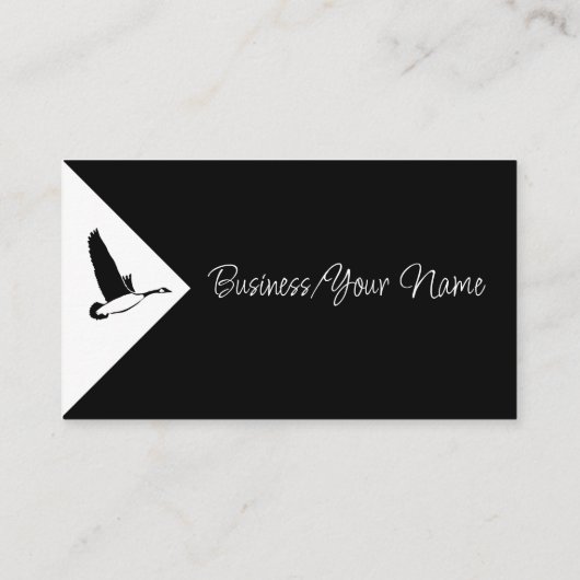 Modern Professional Classic Grey Goose Canada  名刺 (裏面)