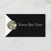 Modern Professional Classic Pest Control Raccoon  名刺 (裏面)