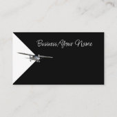 Modern Professional Classic Private Plane Flying 名刺 (裏面)