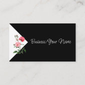 Modern Professional Classic Rose Flower  名刺 (裏面)