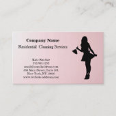 Modern Professional Cleaning Service Business Card 名刺 (正面)