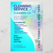 Modern professional cleaning service Flyer チラシ (正面)