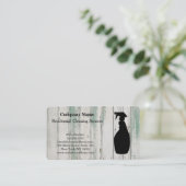 Modern Professional Cleaning Service Spray Bottle 名刺 (スタンド正面)