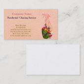 Modern Professional Cleaning Service Spray Bottle 名刺 (正面/裏面)