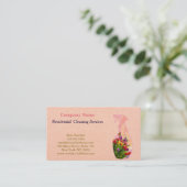 Modern Professional Cleaning Service Spray Bottle 名刺 (スタンド正面)