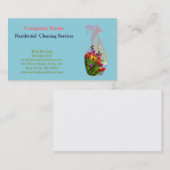 Modern Professional Cleaning Service Spray Bottle 名刺 (正面/裏面)