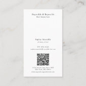 Modern Professional Corporate Networking Photo 名刺 (裏面)