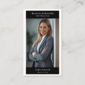 Modern Professional Corporate Networking Photo 名刺 (正面)