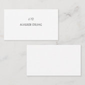 Modern Professional Custom Business Card  名刺 (正面/裏面)