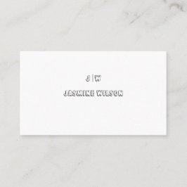 Modern Professional Custom Business Card  名刺