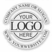 Modern Professional Custom  Business Logo Branded シール (正面)