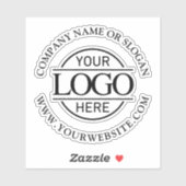 Modern Professional Custom  Business Logo Branded シール (シート)