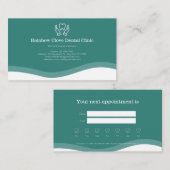 Modern Professional Dental Appointment 名刺 (正面/裏面)