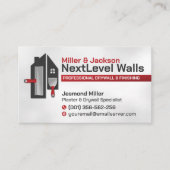Modern Professional Drywall Plastering Services  名刺 (正面)