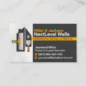 Modern Professional Drywall Plastering Services  名刺 (正面)