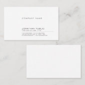 Modern Professional Elegant Simple Company 名刺 (正面/裏面)
