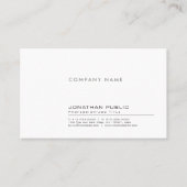 Modern Professional Elegant Simple Company 名刺 (正面)