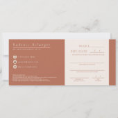 Modern Professional Makeup Artist Gift Certificate 招待状 (裏面)