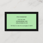 Modern Professional Minimalist Executive Generic 名刺 (裏面)