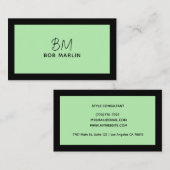 Modern Professional Minimalist Executive Generic 名刺 (正面/裏面)