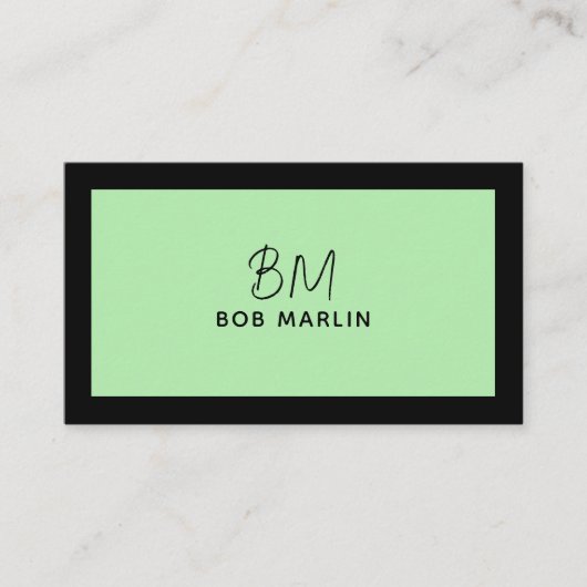 Modern Professional Minimalist Executive Generic 名刺 (正面)