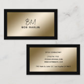 Modern Professional Minimalist Executive Generic 名刺 (正面/裏面)