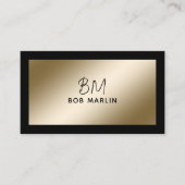 Modern Professional Minimalist Executive Generic 名刺 (正面)