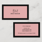 Modern Professional Minimalist Executive Generic 名刺 (正面/裏面)