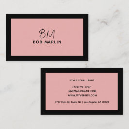 Modern Professional Minimalist Executive Generic 名刺