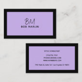 Modern Professional Minimalist Executive Generic 名刺 (正面/裏面)