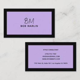 Modern Professional Minimalist Executive Generic 名刺