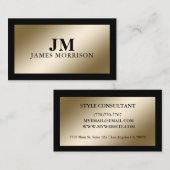 Modern Professional Minimalist Executive Generic 名刺 (正面/裏面)