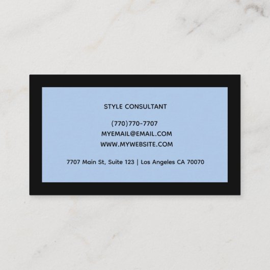 Modern Professional Minimalist Executive Generic 名刺 (裏面)