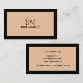 Modern Professional Minimalist Executive Generic 名刺 (正面/裏面)