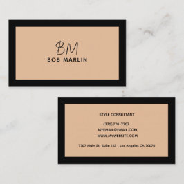 Modern Professional Minimalist Executive Generic 名刺