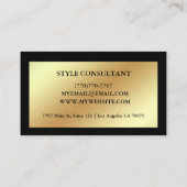 Modern Professional Minimalist Executive Generic 名刺 (裏面)