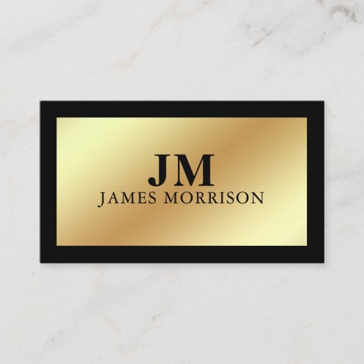 Modern Professional Minimalist Executive Generic 名刺 (正面)