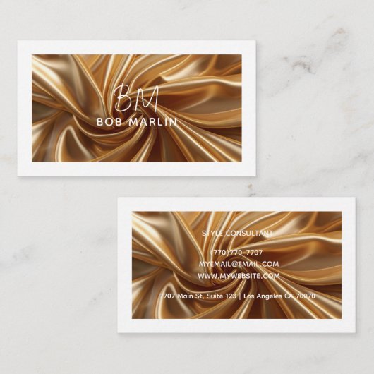 Modern Professional Minimalist Executive Generic 名刺 (正面/裏面)