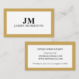 Modern Professional Minimalist Executive Generic 名刺