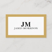 Modern Professional Minimalist Executive Generic 名刺 (正面)