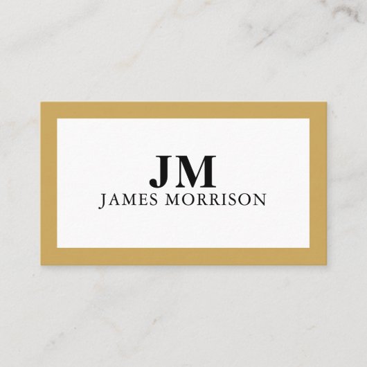 Modern Professional Minimalist Executive Generic 名刺 (正面)