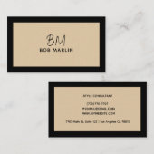 Modern Professional Minimalist Executive Generic 名刺 (正面/裏面)