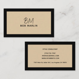 Modern Professional Minimalist Executive Generic 名刺