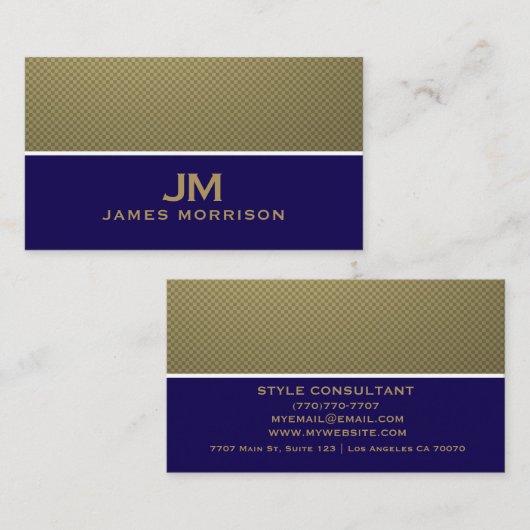 Modern Professional Minimalist Executive Generic B 名刺 (正面/裏面)